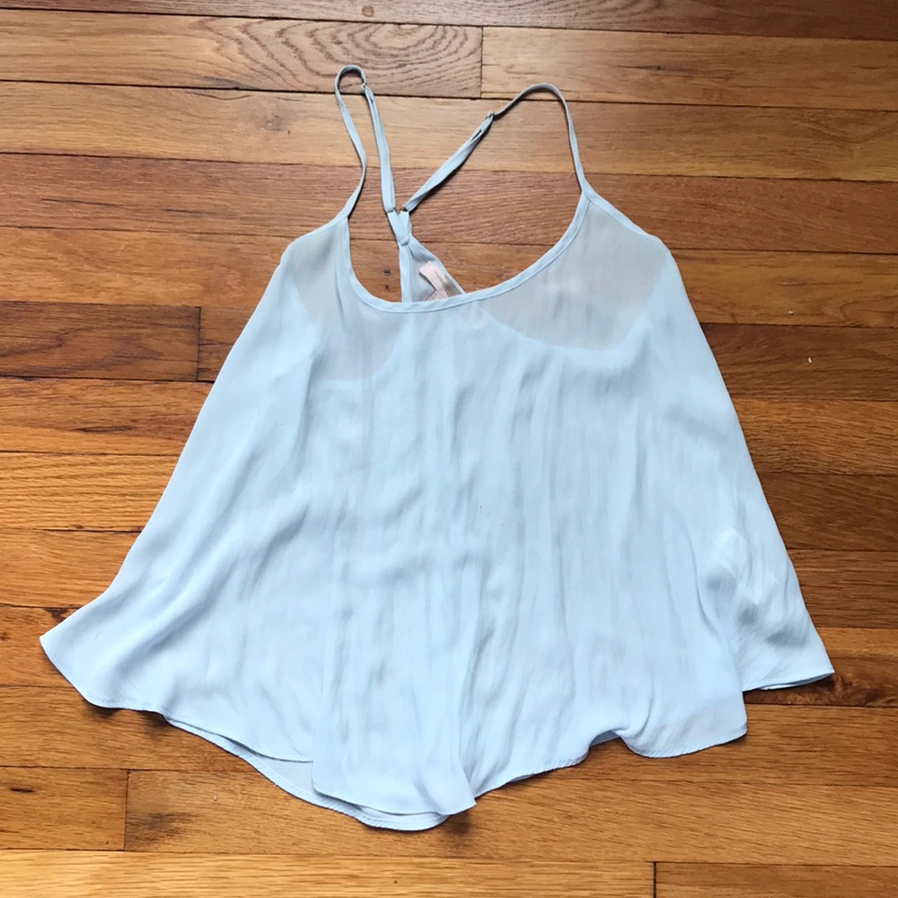 Baby blue blouse